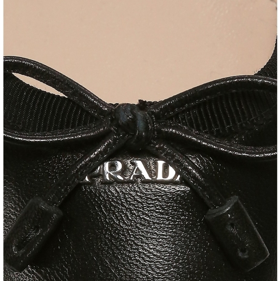 Prada Black Pointed Toe Flats - Picture 4 of 12
